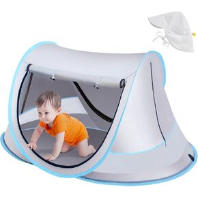 Baby Beach Tent, Pop Up Toddler Travel Bed for Boys or Girls, Sun Shade for Toddler Camping, Infant Portable Sun Shade, Summer Beach Baby in Kuwait