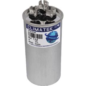ClimaTek Upgraded Replacement for Carrier Bryant Payne Round Capacitor 40/7.5 440 Volt HC98KA042