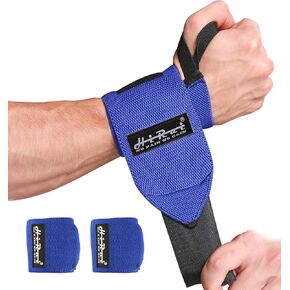 HiRui Elite 18" Weightlifting Wrist Wraps - Professional-Grade Ultimate Support & Comfort for Powerlifting Competition, CrossFit, Bodybuilding & Strength Training, Durable & Fully Adjustable