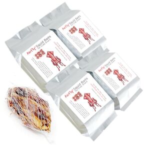 AirFly Dried Squid Baits for Crab Snare, Crab Trap, Real Squid Ready to Use as Crab Bait, No Refrigeration, 4 Packs