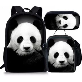 Personalized Koala Print Backpacks Set Bookbag with Lunch Bag Pencil Case for Boys & Girls