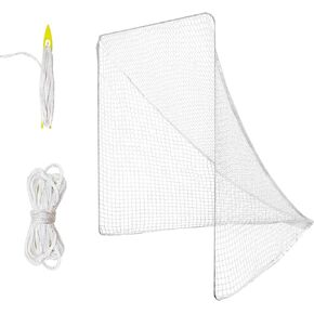 1/2Pcs 4/5/6mm 6’X6’X7’ Heavy Duty Lacrosse Goal Net with 1/2XRandom Color Installation Tool and 2/4X49ft Lacrosse Net Lacing Rope Lacrosse Replacement Net for Lacrosse Practice，Competition