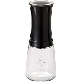 Kyocera Advanced Ceramics Pepper, Salt, Seed and Spice Mill with Adjustable Advanced Ceramic Grinder, The Everything Mill-Bright Black