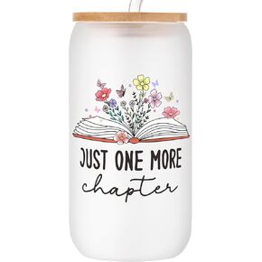 Book Lovers Gifts-Birthday Gifts for Book Lovers Women-Bookish Gifts Librarian Appreciation Gifts Book Club Gifts for Readers Bookworms Teacher Student Her Best Friends 16oz Glass Cup Graduation in Saudi Arabia