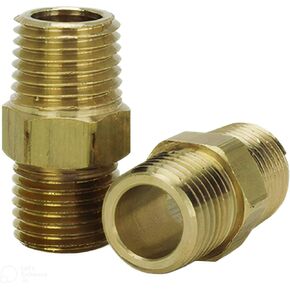Milton S-646 1/4" MNPT Hex Nipple - Pack of 2
