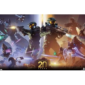 Trends International Halo - 20 Years Wall Poster, 22.37" x 34.00", Premium Unframed Version