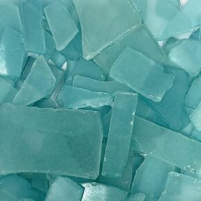 Tumbler Home Sea Glass for Crafts. 12oz Dark Blue Sea Glass Decor. Seaglass Perfect for DIY Sea Glass Jewelry, Earrings, Necklace or Christmas Tree. Beautiful Beach Glass Vase Filler.