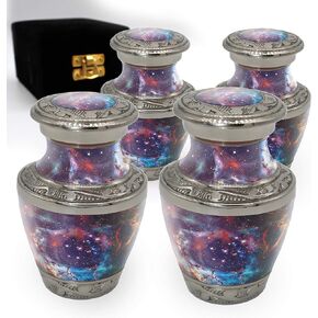 Bald Eagle Cardinal Keepsake Urns for Human Ashes with Velvet Gift Box for Cremation Keepsakes for Ashes Set of 4