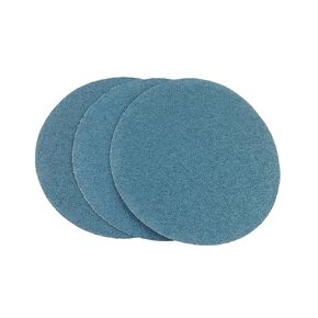 Premium 8" Blue Zirconia Cloth Hook and Loop Sanding Discs | for Metal, Car Restoration, Wood, Composites, Paint, and Lacquer (25 Pack, 36 Grit)