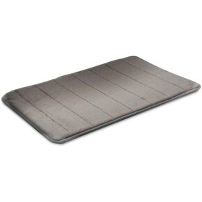 GWT Memory Foam Bath Mat Rug 24x16, Ultra Soft, Thick, and Absorbent, Non-Slip, Machine Washable, Comfortable Cotton and Memory Foam Bathroom Rug