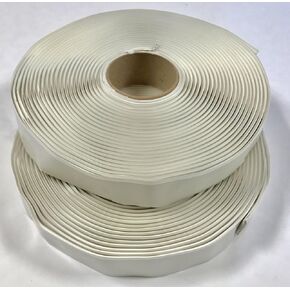 Colorimetrics White Putty Tape/Butyl Tape 1/8" x 1" x 30' (2-Pack)