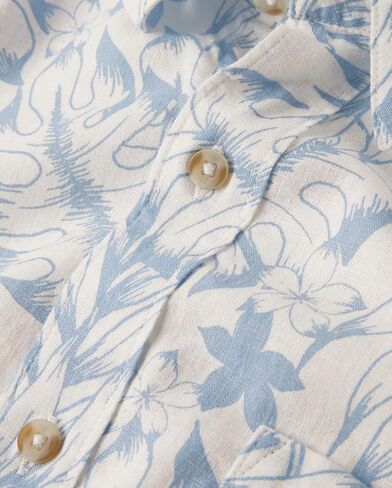 Gymboree Men's Dad and Son Matching Short Sleeve Button Up Shirt in Saudi Arabia