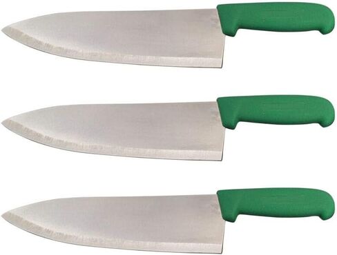 Set of 3-10" Chef Knives Cook French Stainless Steel (Black) in Saudi Arabia
