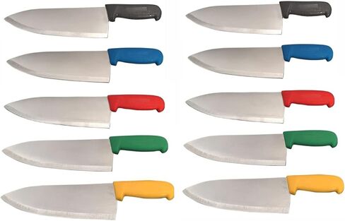 Set of 3-10" Chef Knives Cook French Stainless Steel (Black) in Saudi Arabia