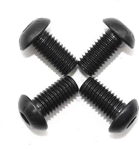 FullerKreg M4-0.7 x 20mm ISO 7380 Hex Drive Class 10.9 طلاء أكسيد أسود من سبائك الصلب بغطاء برغي (عبوة من 50) in Saudi Arabia