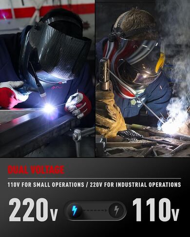 ANDELI MIG Welder, 200Apm 110V/220V Dual Voltage GAS MIG/FLUX MIG/Lift Tig/Stick 4-In-1 Multiprocess MIG Welder, Gas Gasless MIG Welding Machine MIG-270 LED in Saudi Arabia