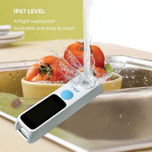 مقياس انكسار مستوى السُكَّر بتقنية Bluetooth مع ATC، مقياس انكسار رقمي 3 في 1 لمستوى السُكَّر/TDS/الملوحة، نطاق من 0 إلى 55% من مقياس السُكَّر، الدقة ± 0.1% in Kuwait