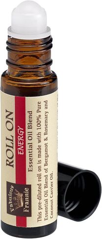 Fabulous Frannie Energy Essential Oil Blend Roll-On 10 ml made with pure essential oils in Saudi Arabia