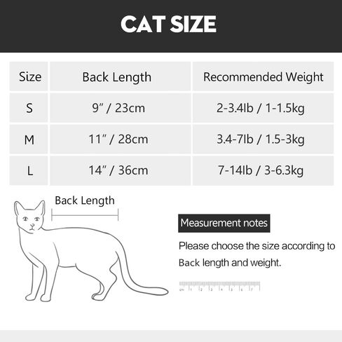 DOTON Cat Recovery Suit for Male and Female Surgical Post Surgery Soft Cone Onesie Shirt Clothes Neuter Licking Protective Diapers Outfit Cover Kitten Spay Collar(S, Purple) in Kuwait