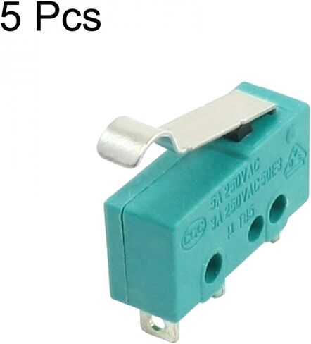Uxcell a14061700ux0924 AC 125V 5A مفتاح الحد الصغير للرافعة المفصلية KW4-3Z-3 لمطحنة CNC (عبوة من 5) in Saudi Arabia