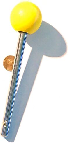 SB Distribution Ltd. Pin, Tensile - Universal Weight Stack Replacement SELECTOR Key - 3/8" Diameter | | Designer Yellow Round Knob - Chrome Plated Steel Shaft in Saudi Arabia