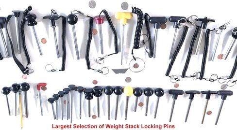 SB Distribution Ltd. Pin, Tensile - Universal Weight Stack Replacement SELECTOR Key - 3/8" Diameter | | Designer Yellow Round Knob - Chrome Plated Steel Shaft in Saudi Arabia