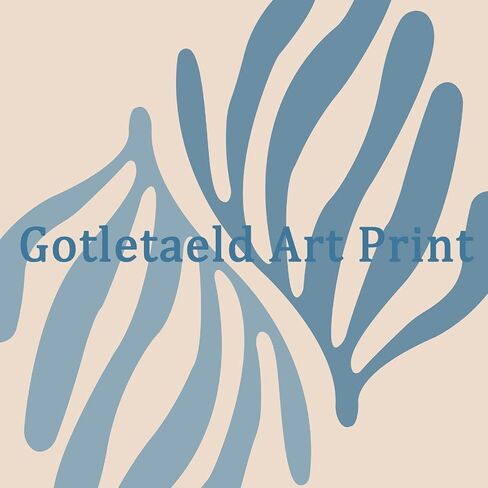 Matisse Aesthetic Art Blue Aesthetic Paintings Matisse Blue Poster Aesthetic Flower Prints Abstract Matisse Wall Art Blue Preppy Posters Preppy Flower Pictures Henri Matisse Art Print 16x24in No Frame in Kuwait