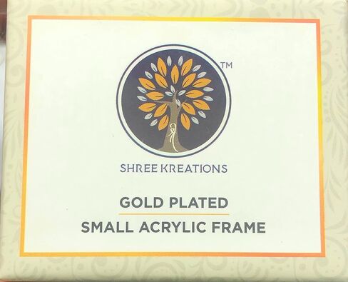 shree kreations Gold Plated Tree of Life Gurunanak Ji's Frames Showpiece on Acrylic Stand for Car Dashboard, Home, Office Table in Saudi Arabia
