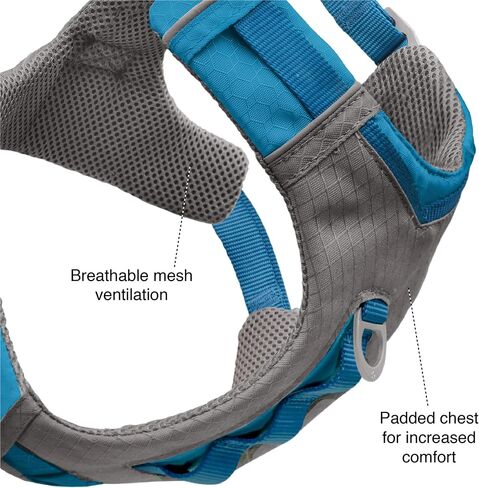 Kurgo Journey Air Dog Harness, Blue, Large in Kuwait