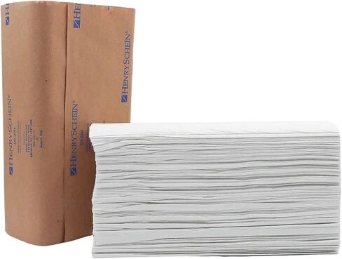 مناشف ورقية متعددة الطي (570-0703) مع جيوب سريعة الامتصاص، 16 عبوة/علبة، 250 منشفة متعددة الطي/عبوة، بيضاء - عبوتين (500 قطعة) in Kuwait