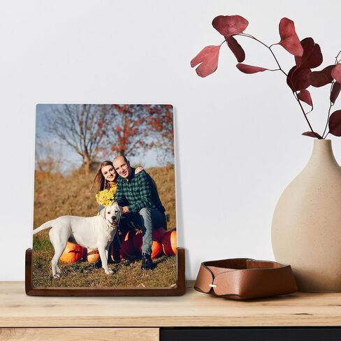 8x10 Picture Frame, 8x10 Wood Frames 2 Packs, 8 by 10 Tabletop Photo Frame with Acrylic Board Wooden Base Set of 2, Vertical Horizontal in Saudi Arabia