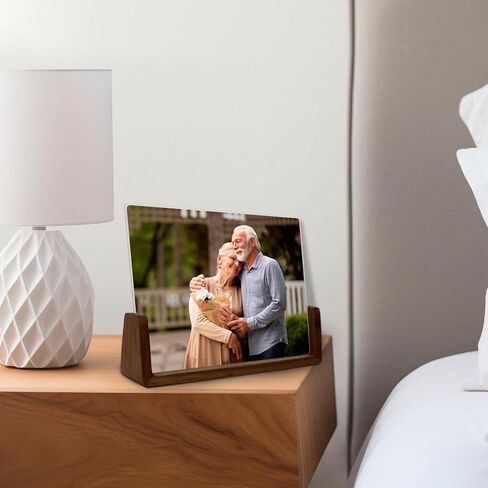 8x10 Picture Frame, 8x10 Wood Frames 2 Packs, 8 by 10 Tabletop Photo Frame with Acrylic Board Wooden Base Set of 2, Vertical Horizontal in Saudi Arabia