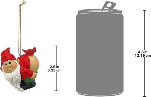 Design Toscano Christmas Ornament - Garden Gnomes Figurine - Loonie Moonie Gnome Set - Naughty Gnomes - Mooning Gnomes Statues - Christmas Decorations in Saudi Arabia
