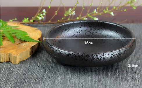 Alimtee Japanese Ikebana Vase Kit Flower Frog Japanese Flower Arranging Supplies Flower Container and 4 Floral Frog Kenzans - 1.4inch and 0.9inch Dia, Bowl Vase (Ikebana Vase - Hammering Pattern) in Kuwait