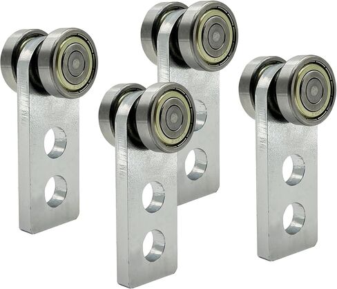 2 Wheel Trolley Assembly Rollers, Two Bearing Trolley Assembly for 1-5/8" Wide and All 1-5/8" or Taller Strut Channel, Trolley Roller Garage Pulley System Hoist System (2 PCS) in Kuwait