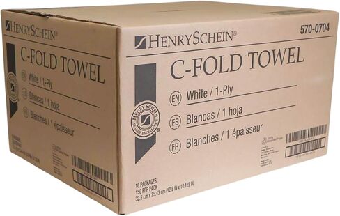 Multifold Paper Towels (570-0703) with Fast-Drying Absorbency Pockets, 16 Packs/Case, 250 Multifold Towels/Pack, White - 2 Packs (500 PCs) in Saudi Arabia