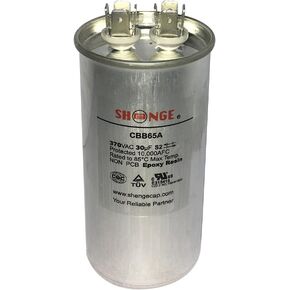 Motor Run Capacitor 30mfd 370V VAC Volt 30uf Round