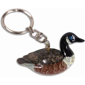 LX Hand Painted Wild Canadian Goose Bird Key Chain