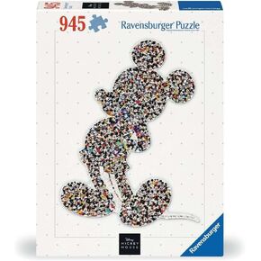 Ravensburger Disney Mickey Mouse Shaped 945 Piece Jigsaw Puzzle for Adults - 16099 - Every Piece is Unique, Softclick Technology Means Pieces Fit Together Perfectly