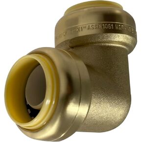 10 Pieces XFITTING 1 Inch Elbow Push-Fit Fitting to Connect Pex, Copper, CPVC