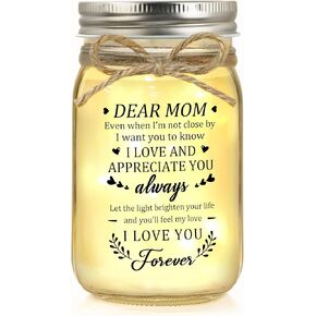Gifts for Women, Birthday Gifts for Women, Thank You Gifts Mason Jar Night Light, Teacher Appreciation Gifts, Unique Gifts for Women Graduation Employee Coworkers Friendship You Are Awesome