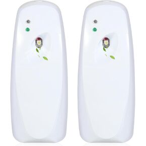 Automatic Air Freshener Spray Dispenser (4-Pack) - Commercial and Home Use - Multiple Time Scent/Mist Release Settings for Room/Restroom Sprayer,Air Freshener not Included