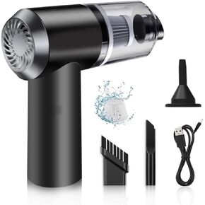 Cordless Handheld Vacuum for Car,Keyboard,Stove,Makeup Kit- Rechargeable Mini Portable Handheld Vacuum Cordless, Small Cordless Hand Vacuum, Portable Vacuum for Car, USB Powered
