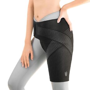 Vital Salveo Compression Recovery Hip Brace – Hip Brace for Women and Men, Supports Hip Pain Relief and Aids Hip Injury Recovery, Designed for Support, Comfort, & Mobility (1PC) - Large