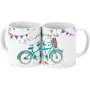Dicksons Life What a Joy Ride Bicycle White 11 Oz. Ceramic Coffee Cup Mug
