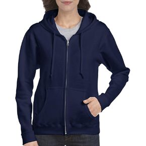 Gildan Womens Full Zip Hooded Sweatshirt