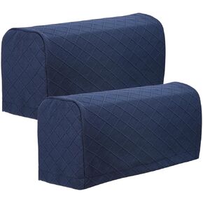 uxcell 2pcs Stretch Armrest Covers, Couch Arm Covers with Twist Pin, Sofa Armrest Cover Non Slip Furniture Protector for Recliners Sofas Chair Coffee