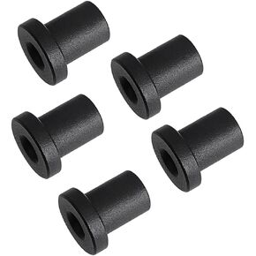 5Pcs Black Barn Door Rollers, 34mm/1.34in Sliding Barn Door Spacers, Hardware Wall Track Spacers for Flat Track Rolling Roller Assemblies Connecting Device