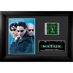 Trend Setters The Matrix – Matrix Code – FilmCells 7" x 5" MiniCell Desktop Presentation – Featuring 35 mm Film Clip with Easel Stand – Officially Licensed Movie Collectible