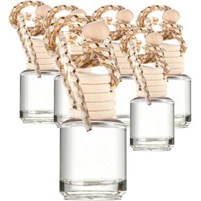 7 PCS Mini 10ml Colors Skull Perfume Bottle for Car Air Freshener Pendant Essential Diffuser Oil Fragrance Aromatherapy Empty Bottle Decor …